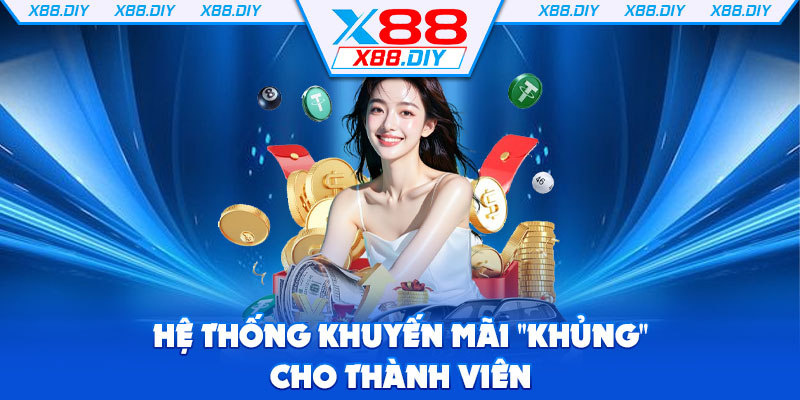 hệ thống khuyến mãi khủng cho thành viên